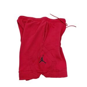Nike Men's Jordan Size Medium Essential Fleece Diamond Short Fleece , Red